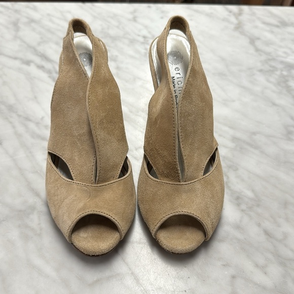 Eric Michael Tan Suede Peru Sandal Size 37 - Picture 2 of 8